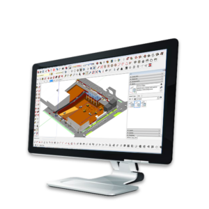 SketchUp 3D modelling software for design and visualization, provided by BuildingPoint SA as part of Trimble’s construction software ecosystem.